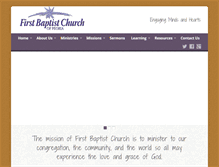 Tablet Screenshot of fbcpeoria.org